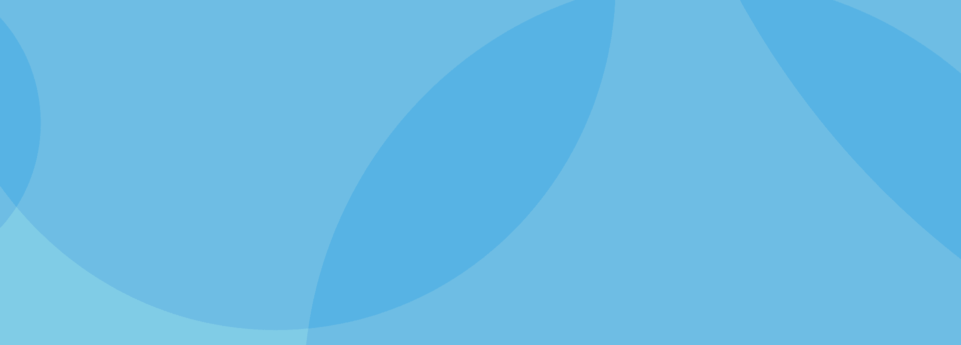 Abstract light blue geometric shapes on a transparent background